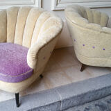 Fauteuil club arc années 50