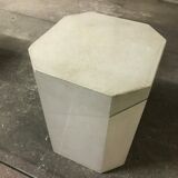 "Octagonal" concrete and glass coffee table, 1970