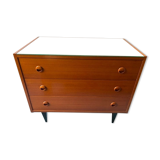 Commode teck 3 tiroirs