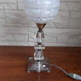 Vintage glass table lamp