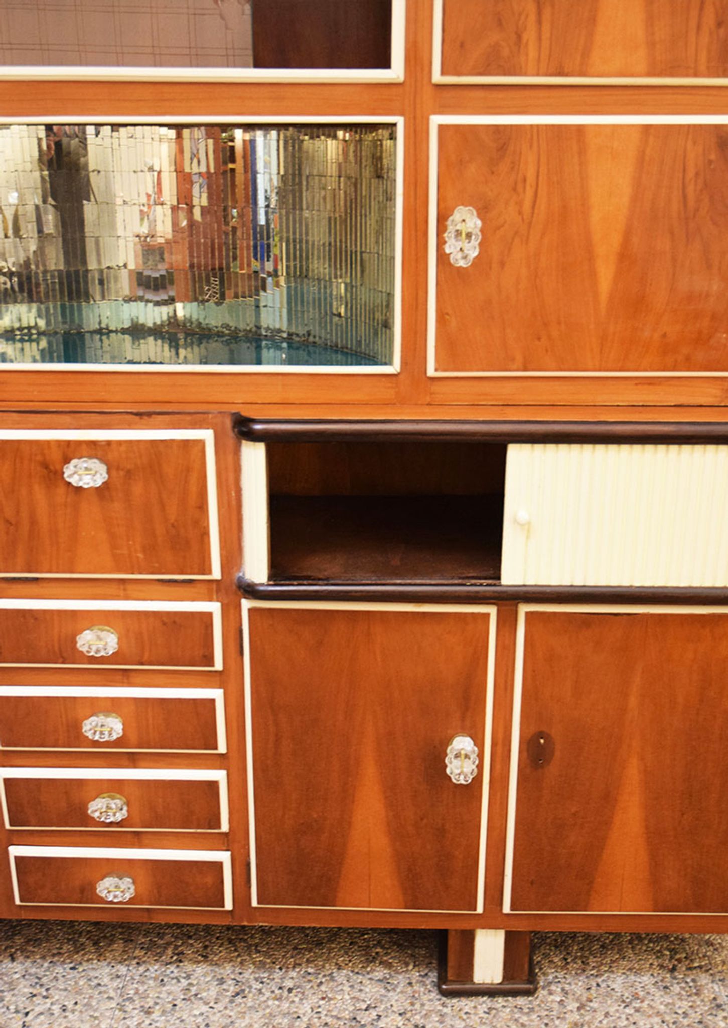 Wooden cabinet, 1950's Italian production
