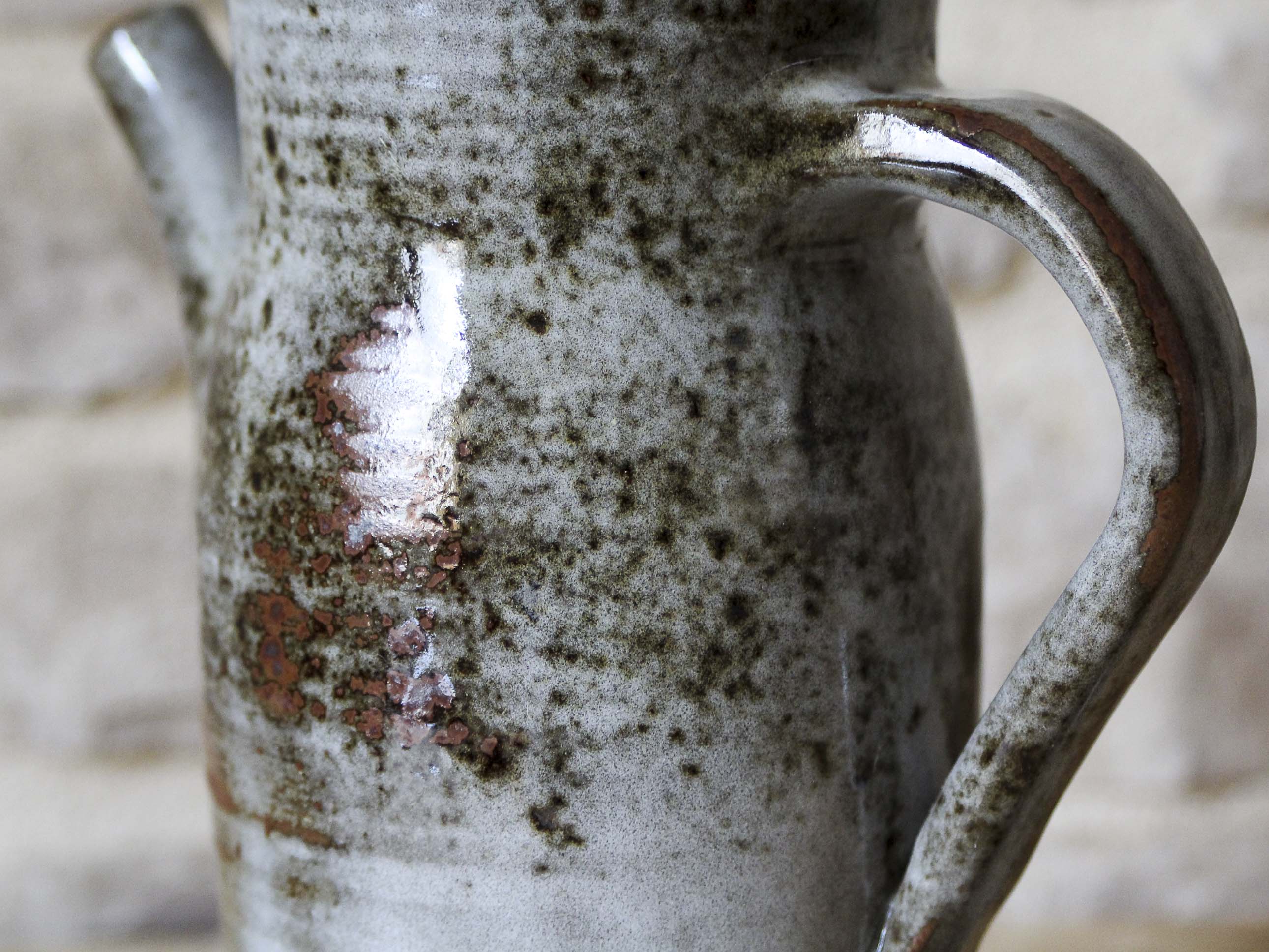 Glazed stoneware coffee set Chantal and Thierry Robert - Puisaye
