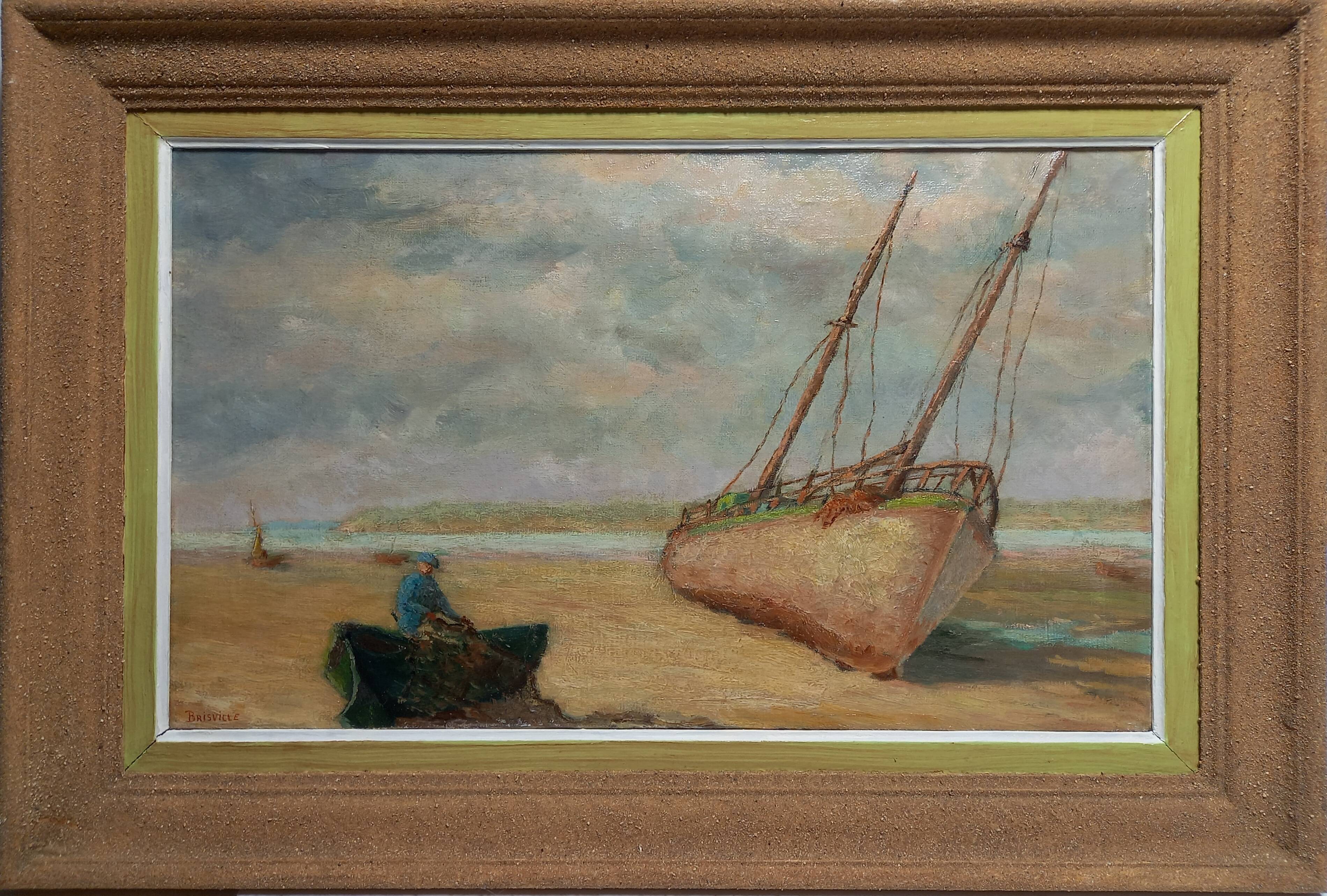 Boat in the Bay of Somme - Brisville