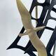 Lanciotto Galeotti, Midcentury Gold-Plated Italian Lamp by L'Originale, 197