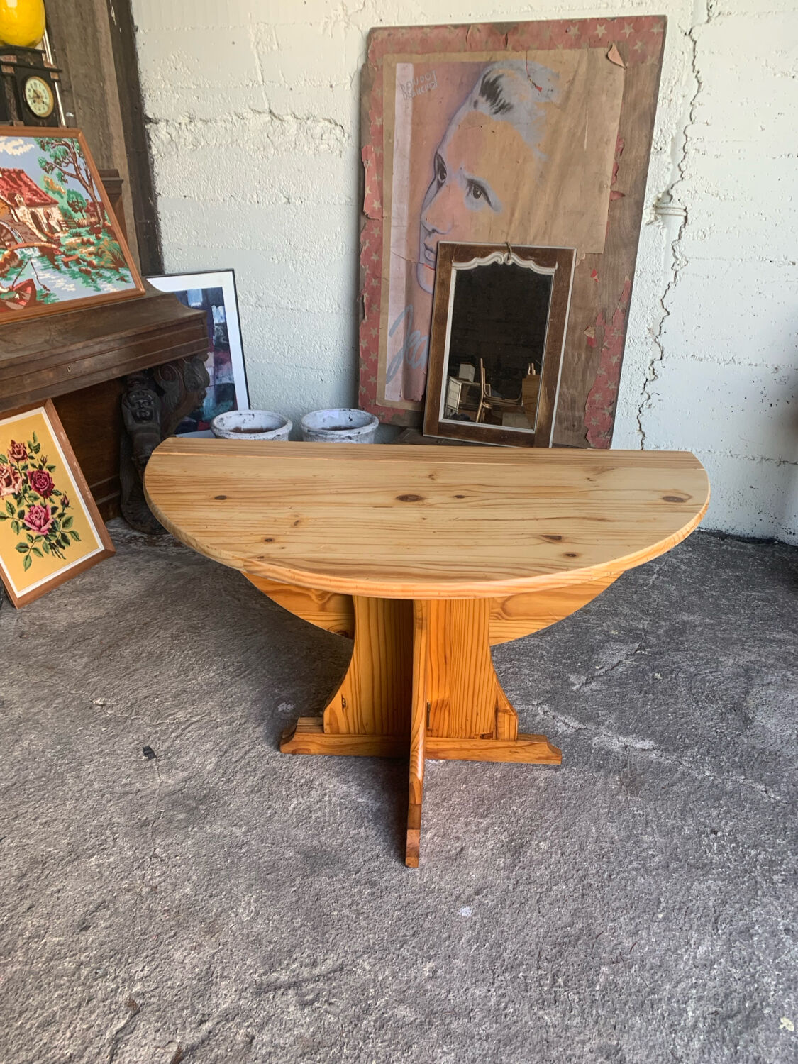 Folding pine table – Chic mountain spirit