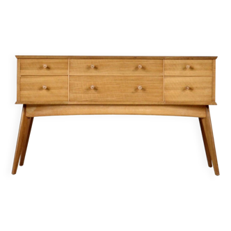 Walnut sideboard by alfred cox of great britain
