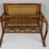 Rattan bedside table