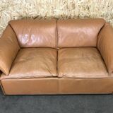 Sofa 2 seater leather sofa niels bendtsen lotus for n. eilersen danish design