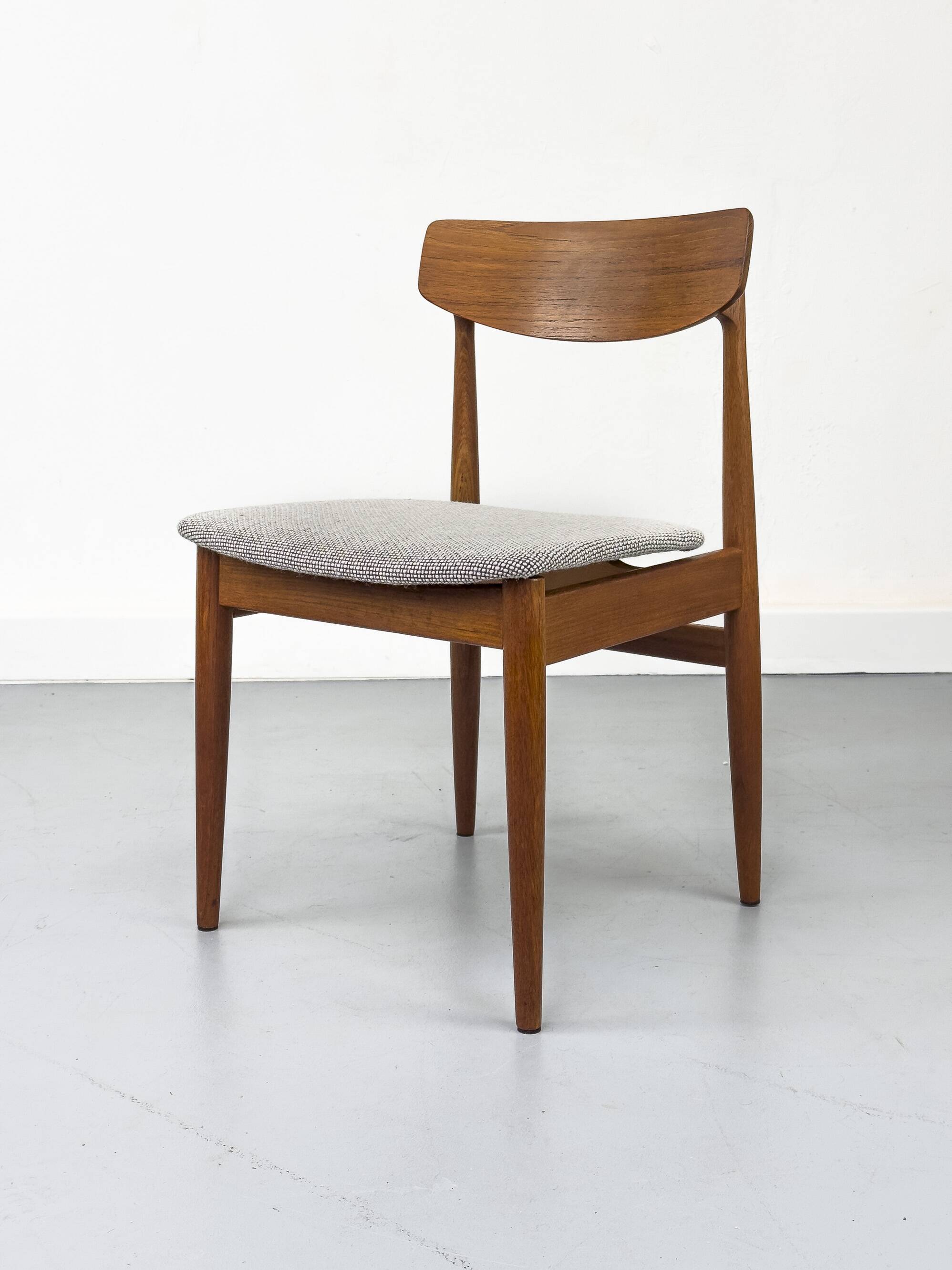 Teak and wool dining chairs by Casala, 1960s, set of 6