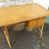 Desk of Louis Sognot rattan