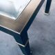 Vintage Postmodern Brushed Metal Coffee Table from Belgo Chrom / Dewulf Selection, 1980s