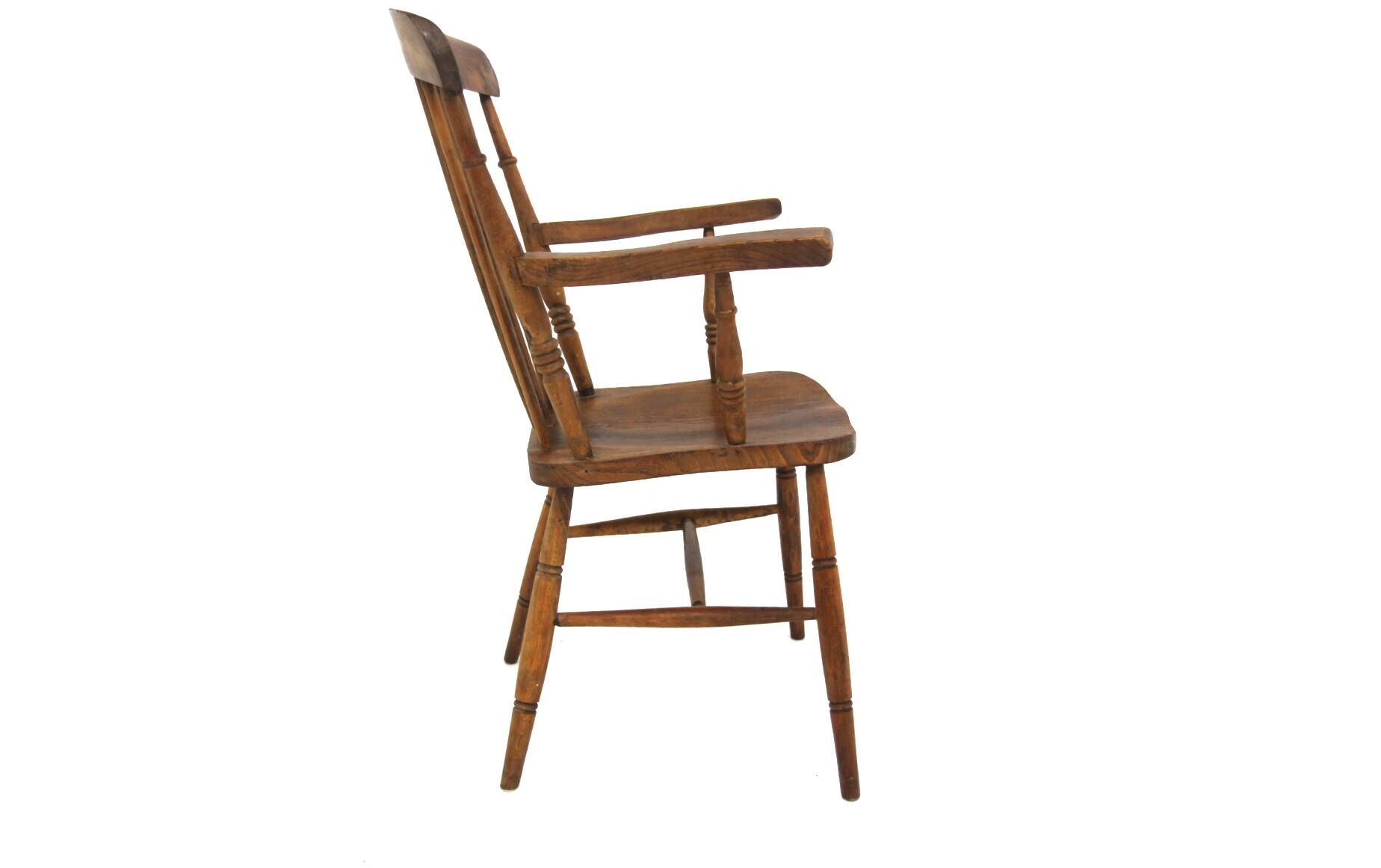 Scandinavian armchair "Pinnstol" in oak, Sweden, 1920