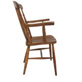 Scandinavian armchair "Pinnstol" in oak, Sweden, 1920