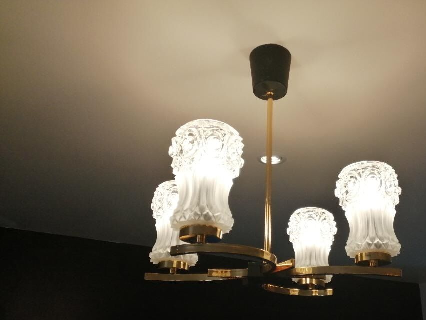 Lustre à 4 branches maison arlus
