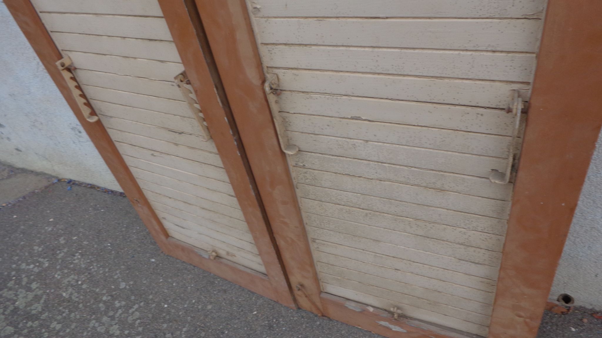 Vintage pair of shutters