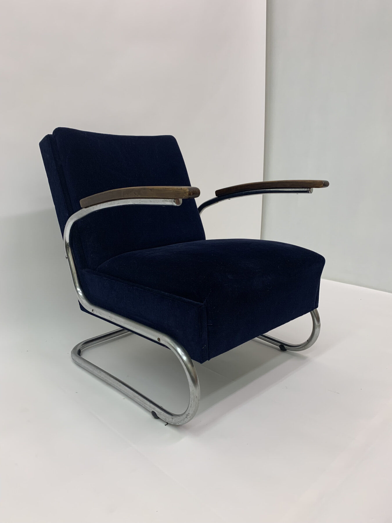 Bauhaus chrome armchair type s-411 by W. Gispen for Mücke Melder 1930