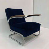 Bauhaus chrome armchair type s-411 by W. Gispen for Mücke Melder 1930