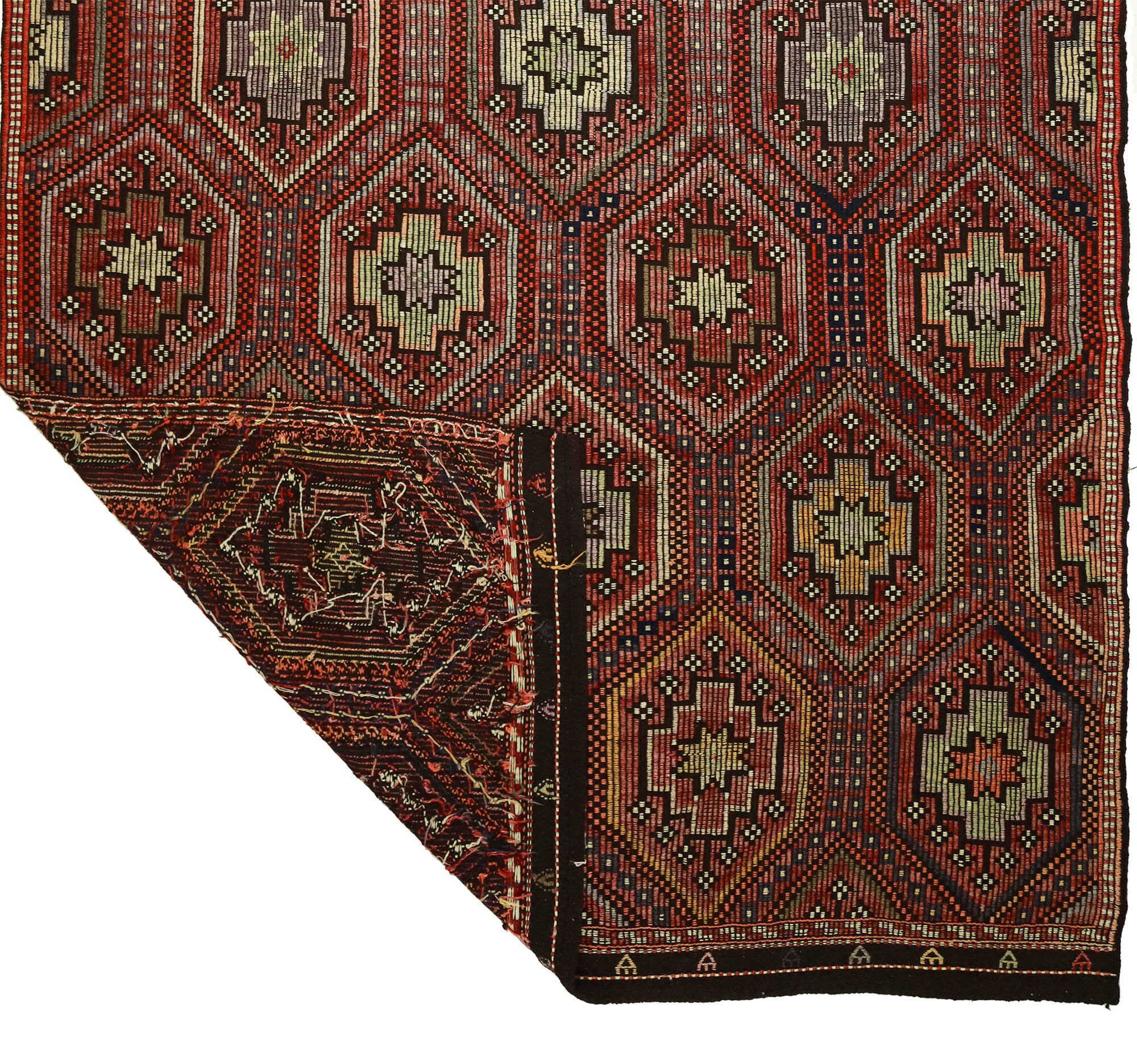 Anatolian handmade kilim rug 300 cm x 195 cm