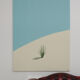 Contemporary painting on landscape canvas 75 x 115 cm