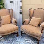 Paire de fauteuils Bergère