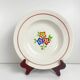 Set of 5 deep plates "The Hive", Moulins des Loups, 20th century