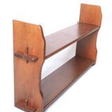 Solid wood wall shelf
