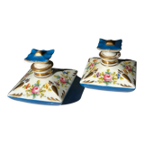 Pair of perfume vial in sèvres porcelain