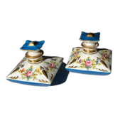 Pair of perfume vial in sèvres porcelain