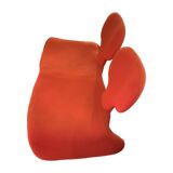 SOFA "DJINN" BY OLIVIER MOURGUE EDITION AIRBORNE - ORANGE-RED