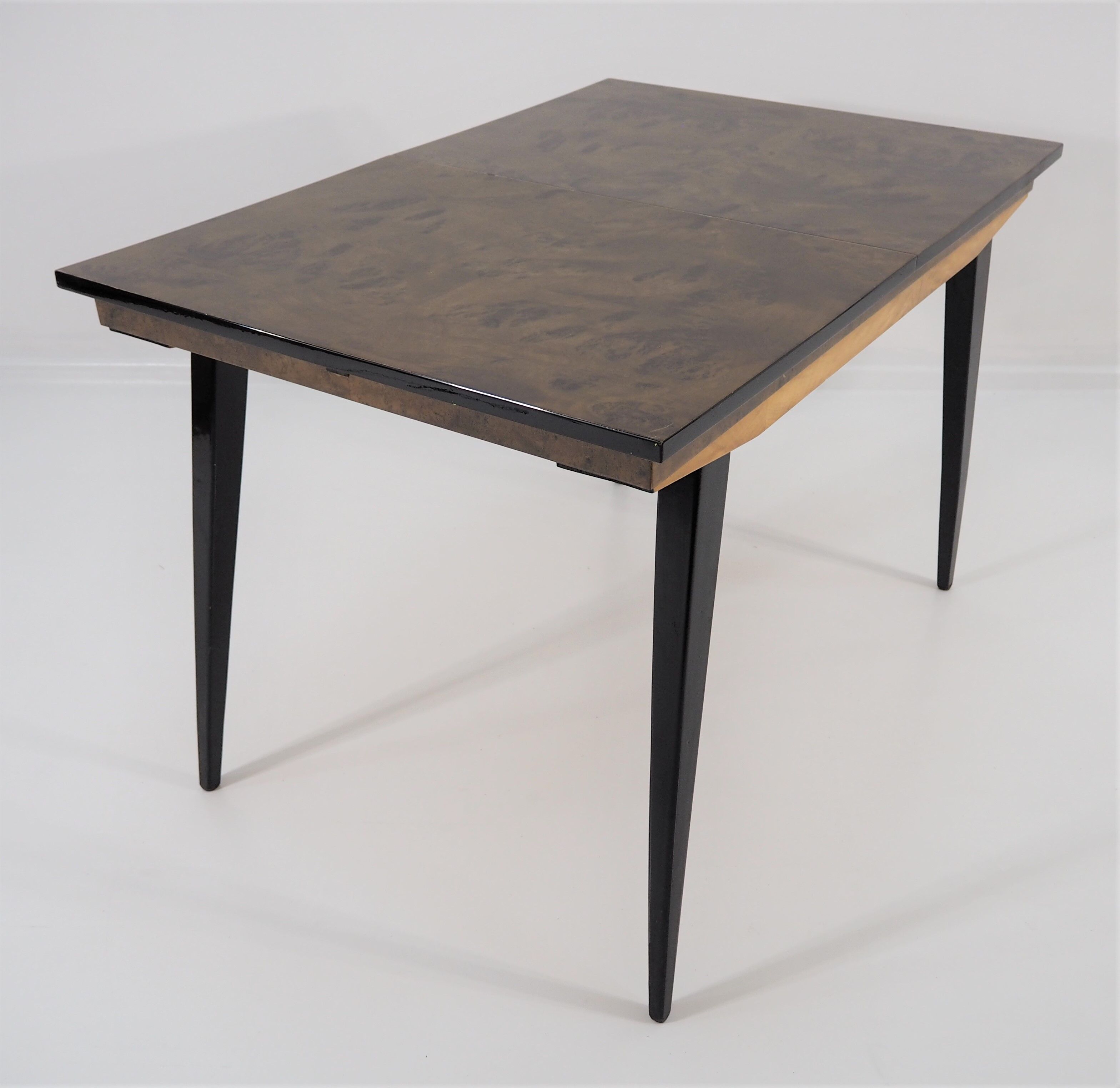 Table and 6 chairs for the dining room of the '70s