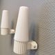 Bathroom/wall lamps, from the 60s, designed by Sigvard Bernadotte, for IFÖ Sweden.