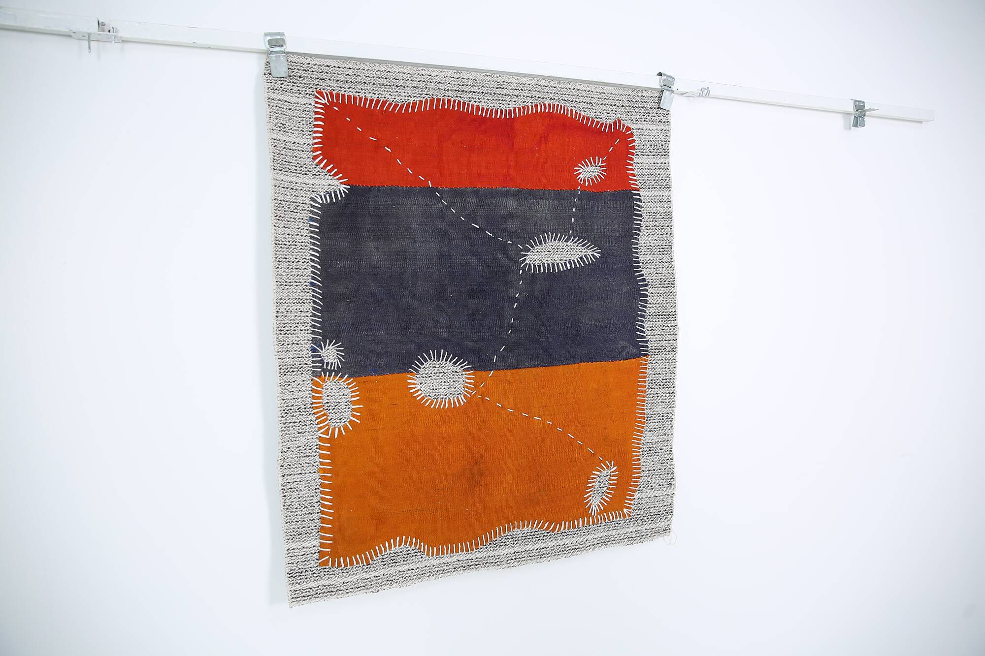 Vintage Anatolian Wall Tapestry Rug, Wall Textile Art, 90x106 Cm