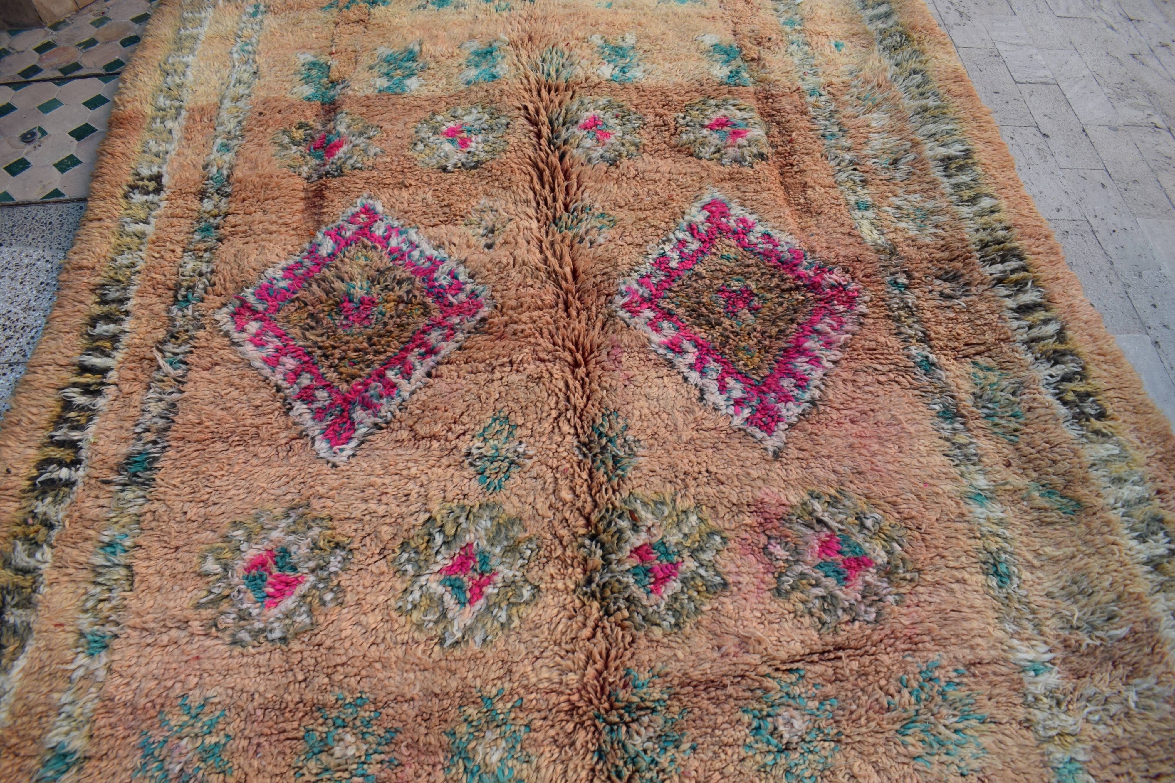 Vintage Moroccan Berber rug