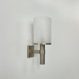 Perzel wall light model 1141 bis, metal and opaline, France, 1960