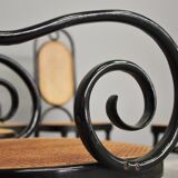 Chairs in bent beech and vienna straw, 1980