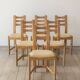 Chaises de salle à manger en pin Findahls Møbelfabrik (ensemble de six)