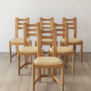Chaises de salle à manger en pin Findahls Møbelfabrik (ensemble de six)