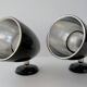 Pair of vintage 1950 adjustable spotlights