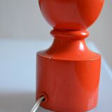 Orange lamp foot 70's philippe capelle