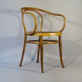 Le Corbusier b9 blond armchair, by Kohn, wooden seat 1915