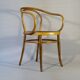Le Corbusier b9 blond armchair, by Kohn, wooden seat 1915