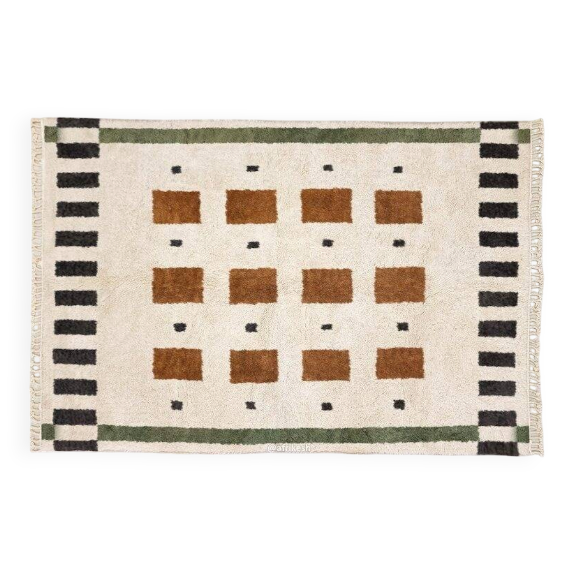 Moroccan wool rug 250cm x 150cm