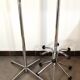 Chrome metal coat rack parrot, 12 balls, vintage 1970s