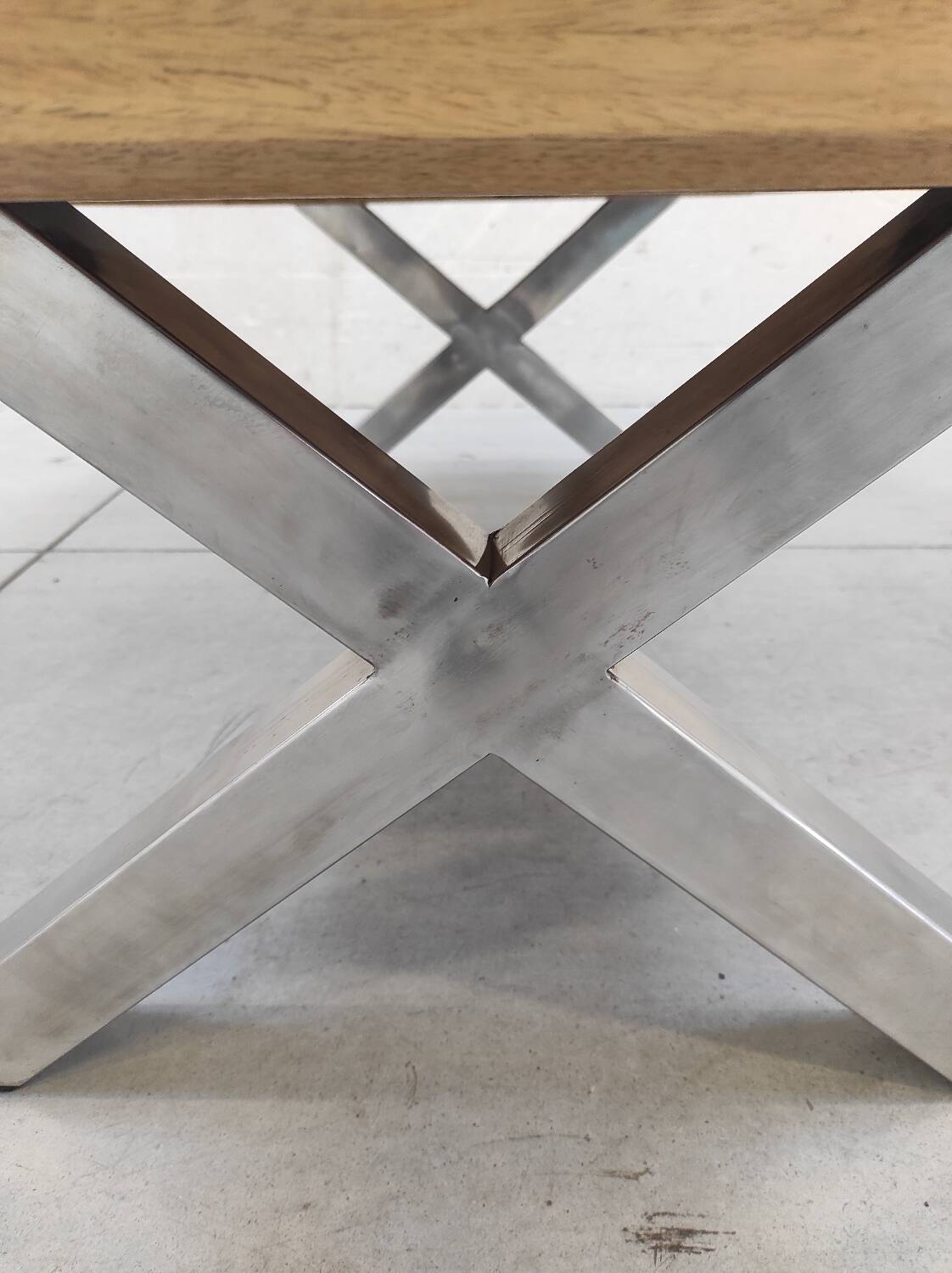 Mango wood coffee table, 90's
