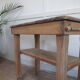 Billot de boucher ancien desserte bois