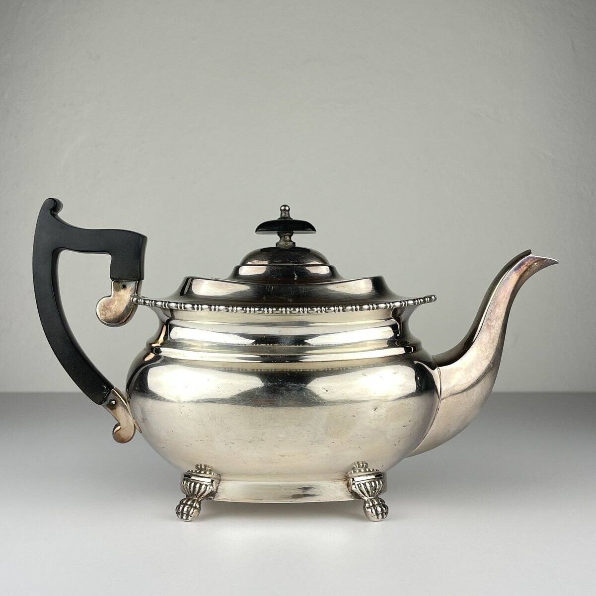 Service à thé en argent, Sheffield, Angleterre, années 1930, set de 4