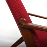 Mid Century Danish Teak and Brass Easychair 1960s