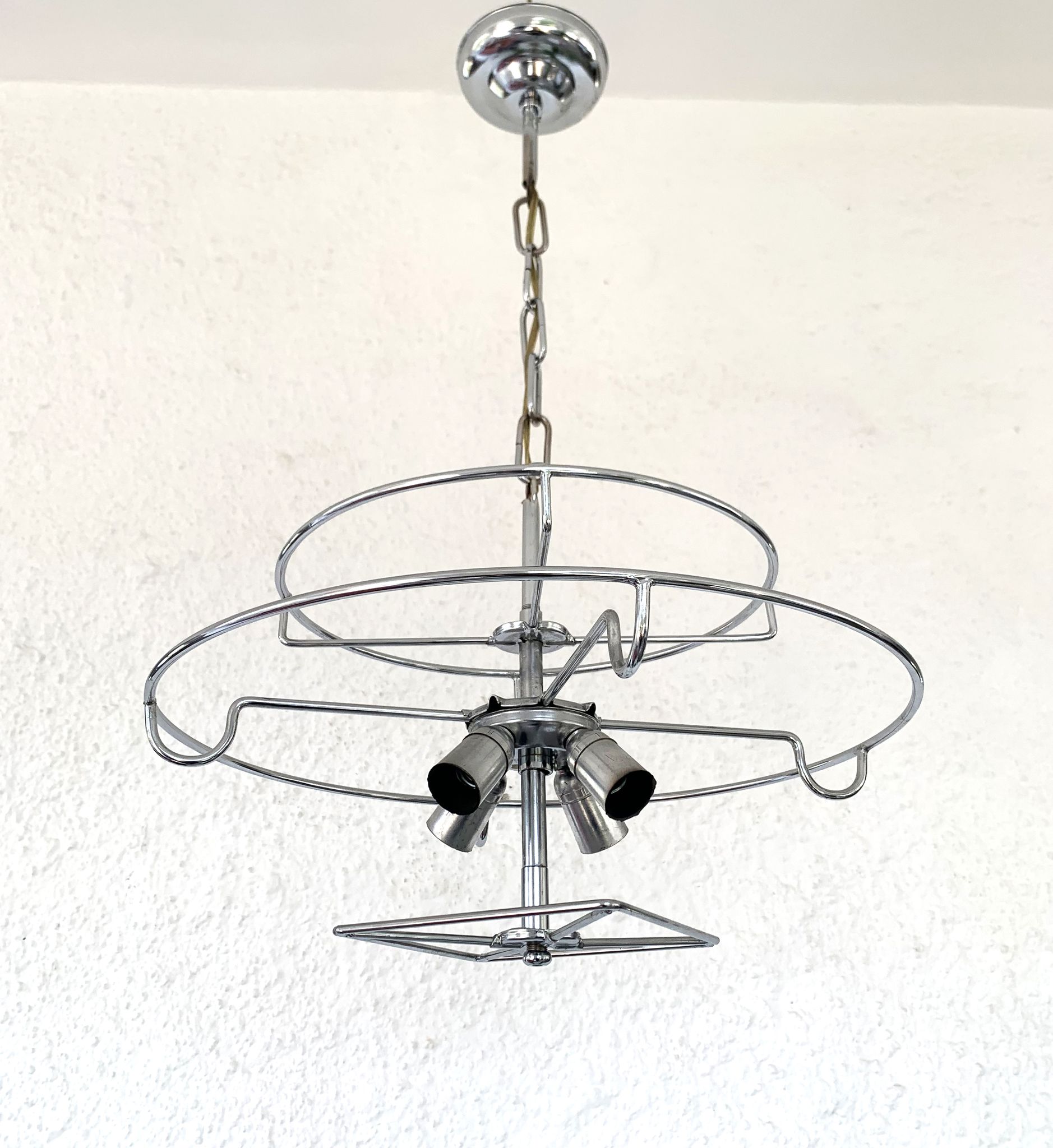 Murano glass petal chandelier by Carlo Nason for Mazzega