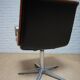 Cognac leather armchair by Delta 2000 for Wilkhahn, Germany, 1960s