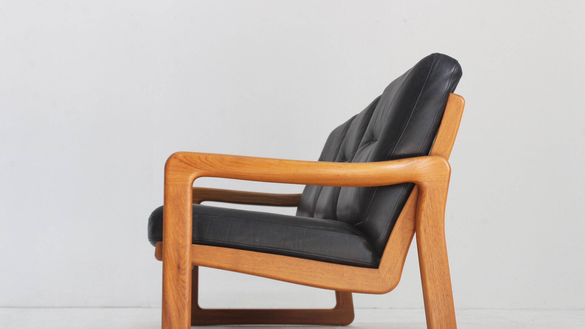 Vintage mid-century sofa solid teak Holstebro MöbelFabrik 1960s
